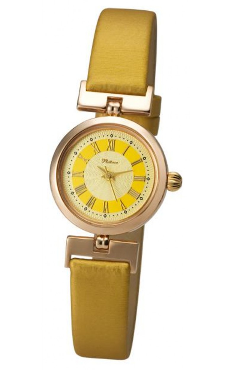 98230.420 russian gold Lady's watch кварцевый wrist watches Platinor "ритм-2"  98230.420