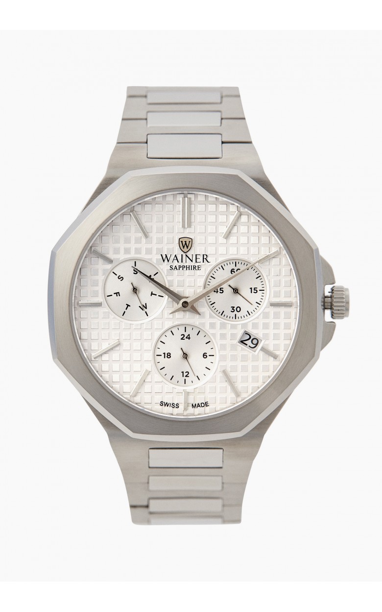 WA.19687-A  кварцевые наручные часы Wainer "Wall Street"  WA.19687-A