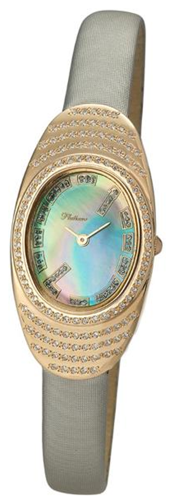 92756.527 russian gold кварцевый wrist watches Platinor "аннабель" for women  92756.527