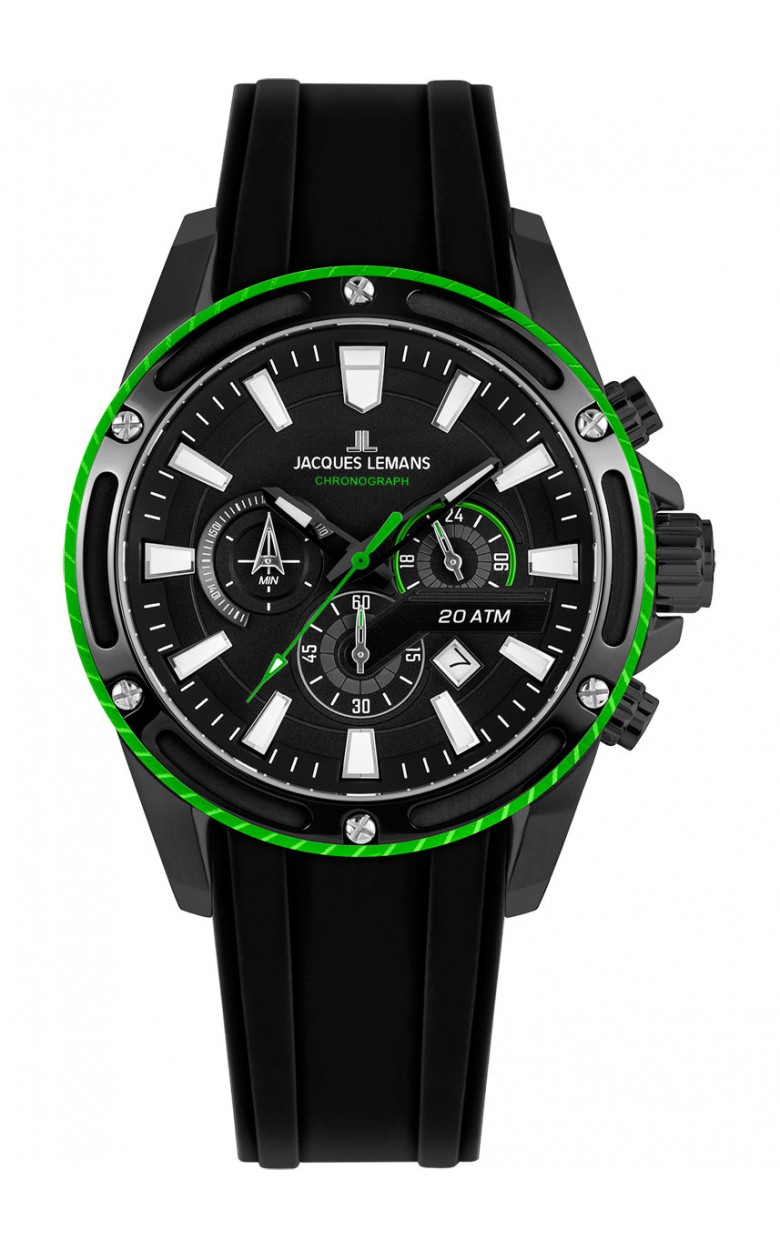 1-2141C  кварцевые наручные часы Jacques Lemans "Sport"  1-2141C