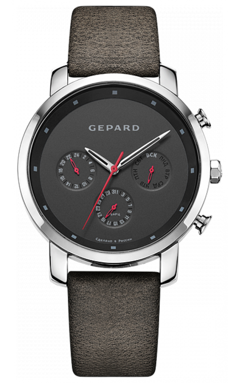 1259B1L2 russian кварцевый wrist watches Gepard for men  1259B1L2