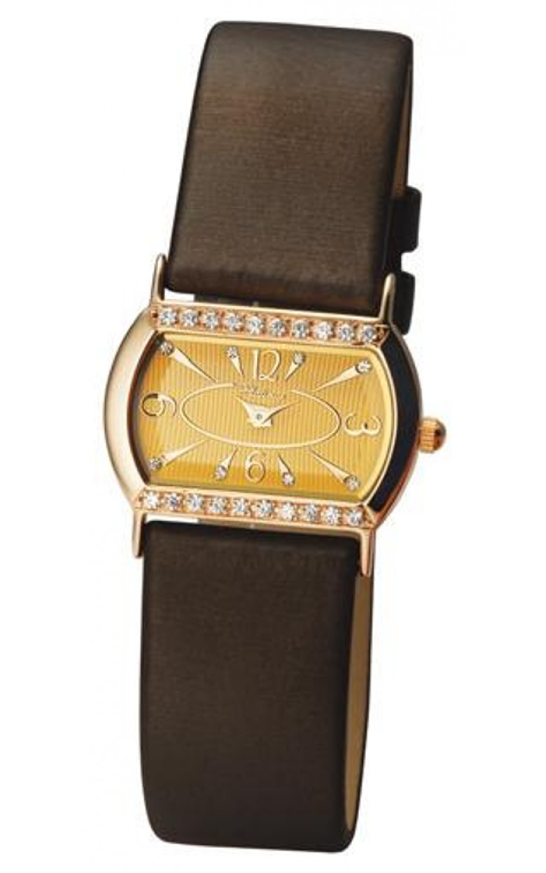 98556-2.410 russian gold кварцевый wrist watches Platinor "юнона" for women  98556-2.410