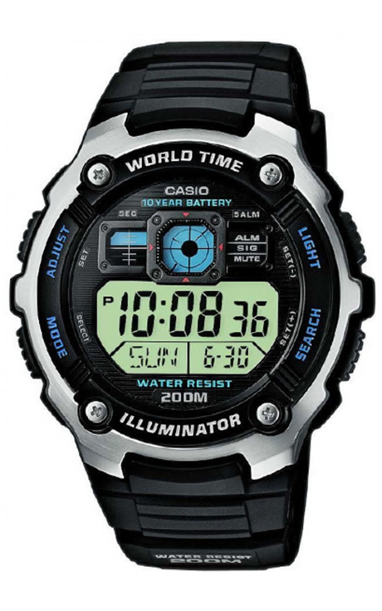 AE-2000W-1A  кварцевые наручные часы Casio "Collection"  AE-2000W-1A