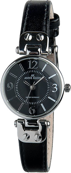 9443BKBK  кварцевые наручные часы Anne Klein "Leather"  9443BKBK