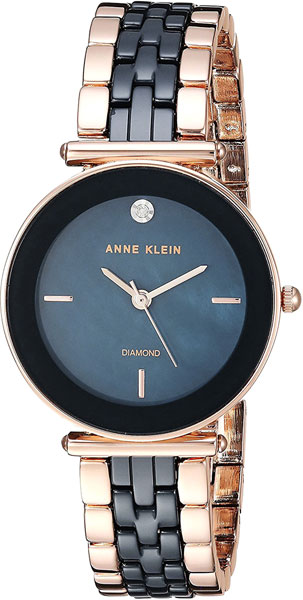 3158NVRG  кварцевые наручные часы Anne Klein "Ceramic Diamond"  3158NVRG