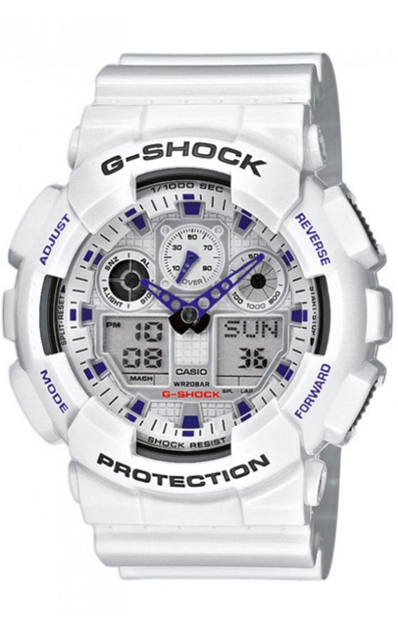 GA-100A-7A  кварцевые наручные часы Casio "G-Shock"  GA-100A-7A