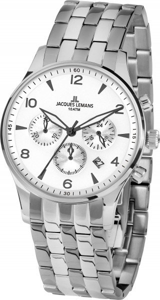 1-1654ZF  кварцевые наручные часы Jacques Lemans "Classic"  1-1654ZF
