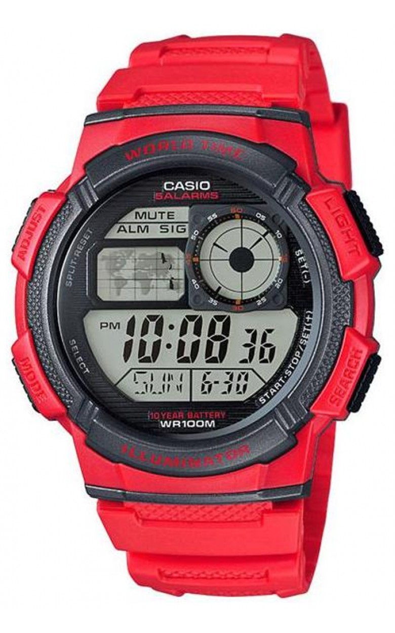 AE-1000W-4A  кварцевые наручные часы Casio "Collection"  AE-1000W-4A