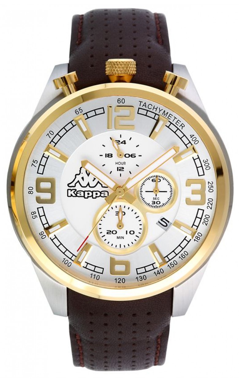 KP-1422M-B  кварцевые наручные часы Kappa логотип метки  KP-1422M-B