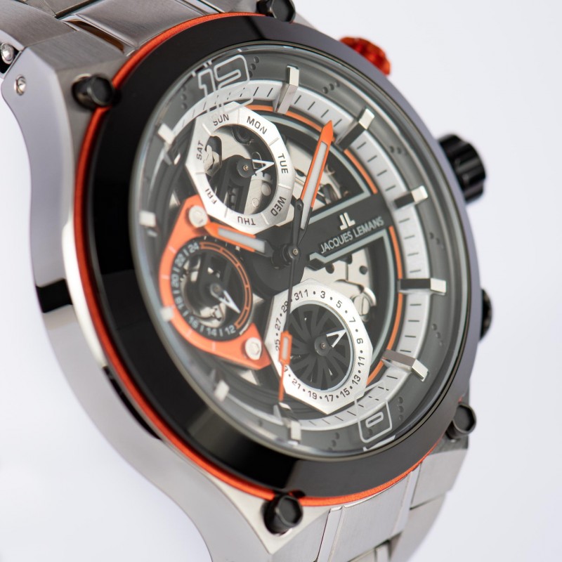 1-2150E  кварцевые наручные часы Jacques Lemans "Sport"  1-2150E