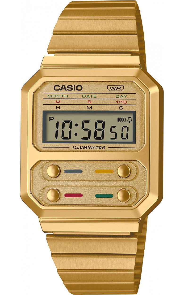 A-100WEG-9A  кварцевые наручные часы Casio "Vintage"  A-100WEG-9A