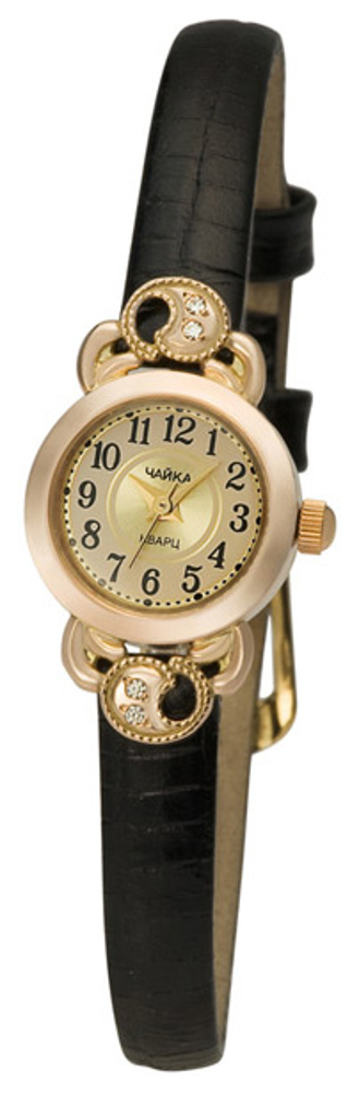 44130-356.449 russian gold Lady's watch кварцевый wrist watches Chaika (Seagull) "злата"  44130-356.449