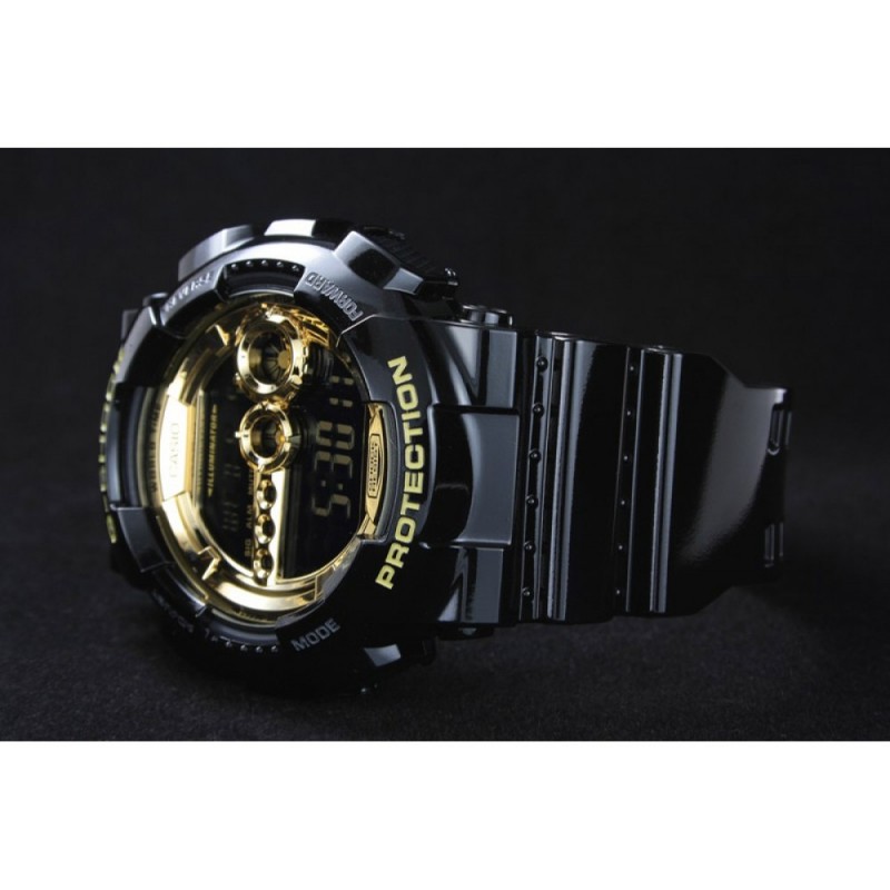 GD-100GB-1  кварцевые наручные часы Casio "G-Shock"  GD-100GB-1