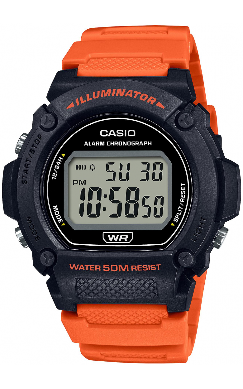 W-219H-4A  кварцевые наручные часы Casio "Collection"  W-219H-4A