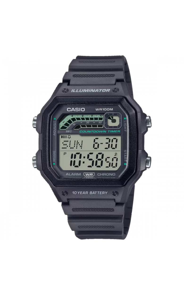 WS-1600H-8A  кварцевые наручные часы Casio "Collection"  WS-1600H-8A
