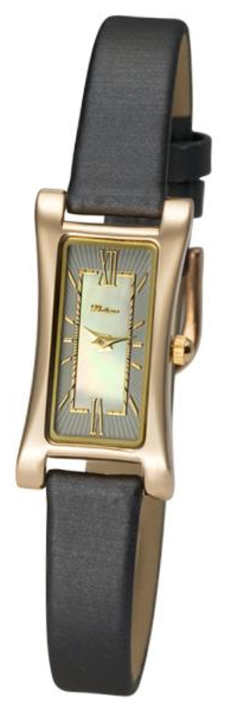 91750.817 russian gold кварцевый wrist watches Platinor "элизабет" for women  91750.817