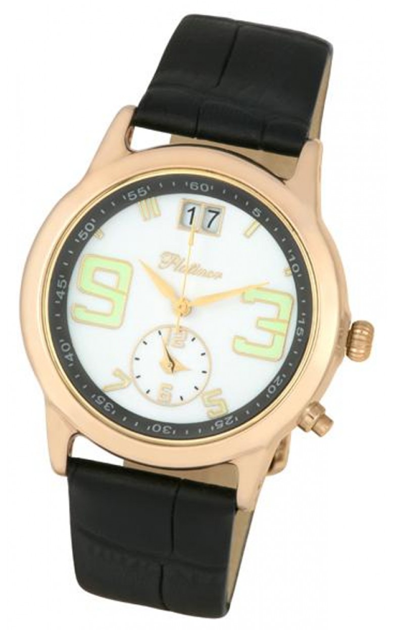 49150.332 russian gold Men's watch кварцевый wrist watches Platinor "сальвадор 3"  49150.332
