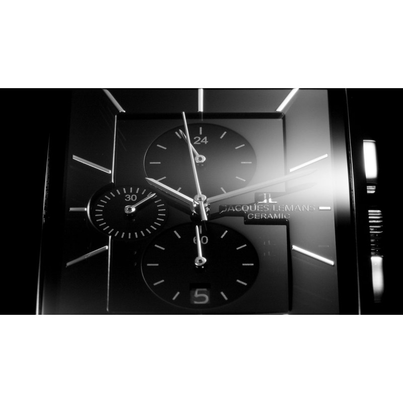 1-1817A  кварцевые часы Jacques Lemans "High Tech Ceramic"  1-1817A