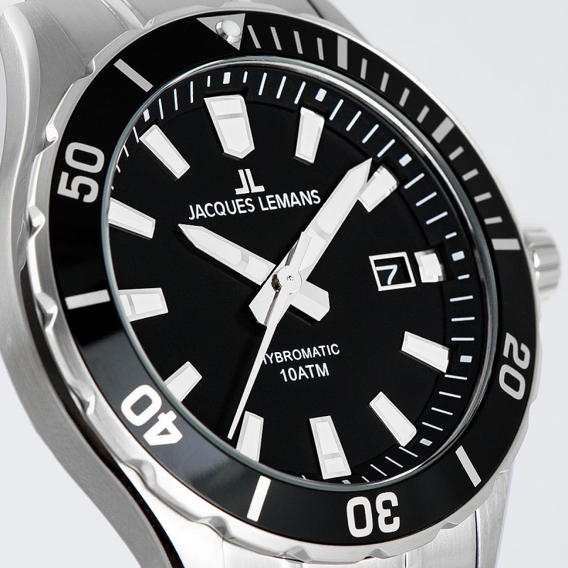1-2131D  кварцевые наручные часы Jacques Lemans "Hybromatic"  1-2131D