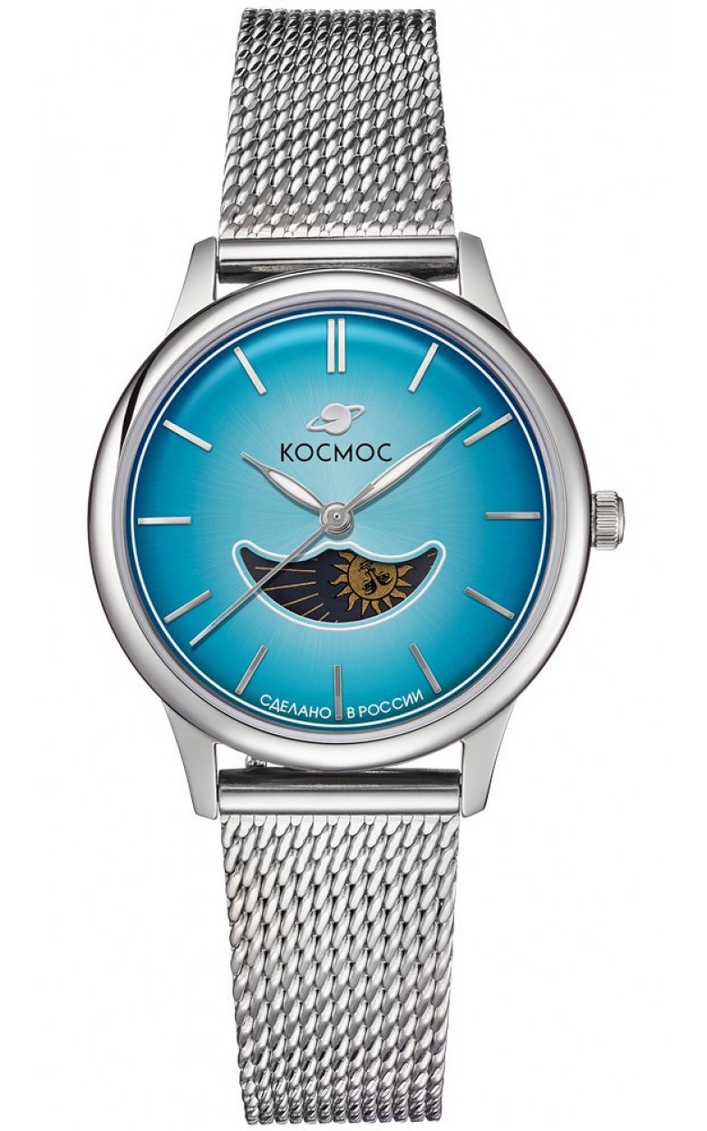 K 617.10.39 russian кварцевый wrist watches космос "солнце и луна" for women  K 617.10.39