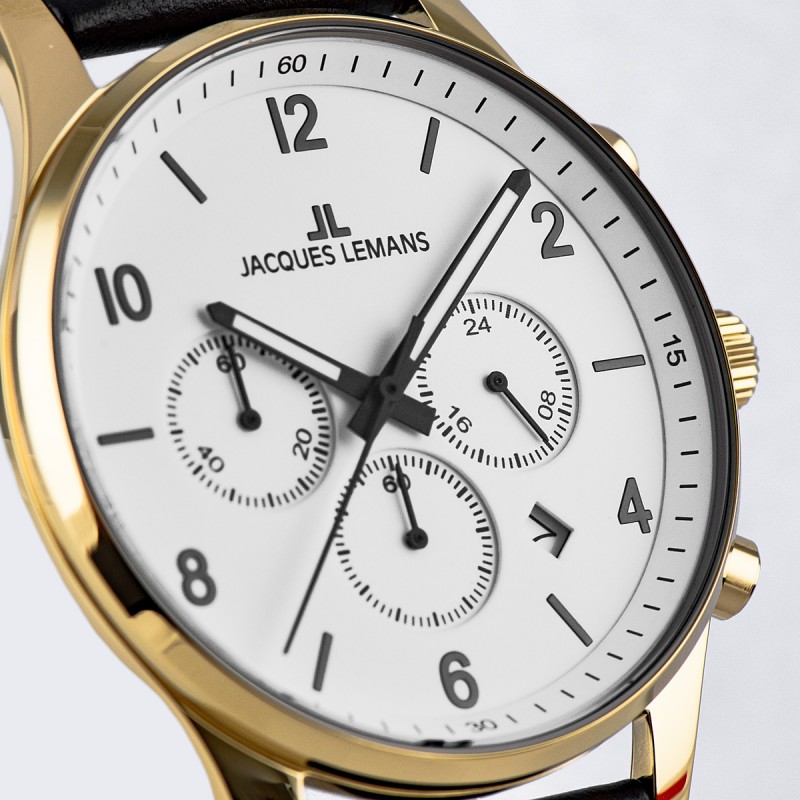 1-2126E  кварцевые наручные часы Jacques Lemans "Classic"  1-2126E