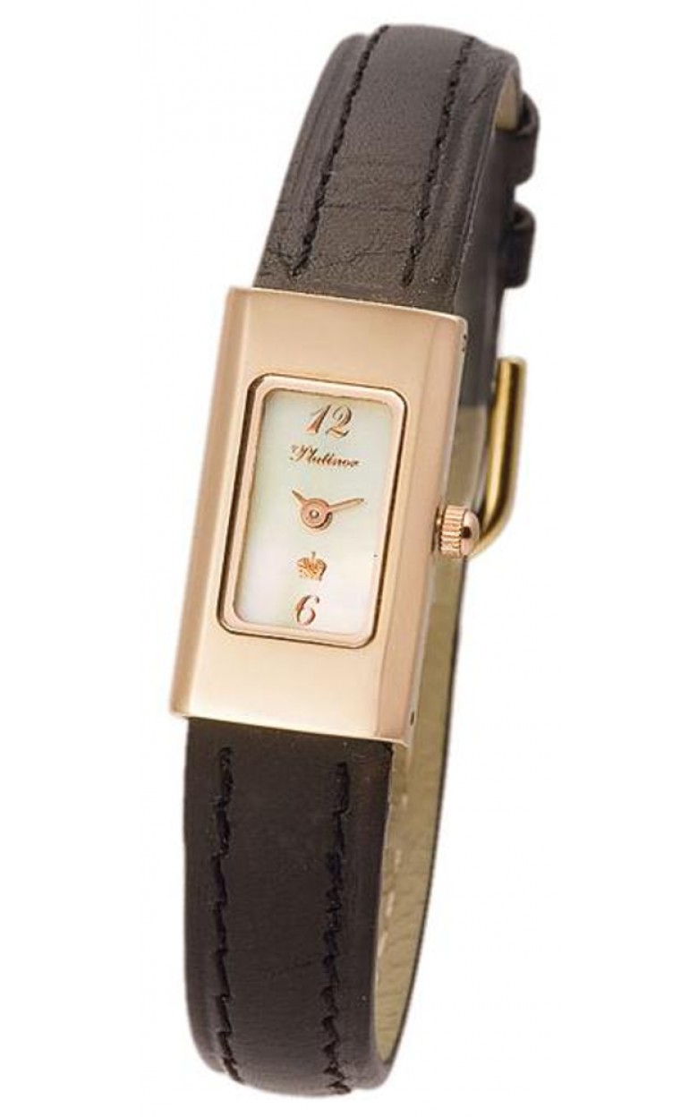 94750.306 russian gold Lady's watch кварцевый wrist watches Platinor "николь"  94750.306