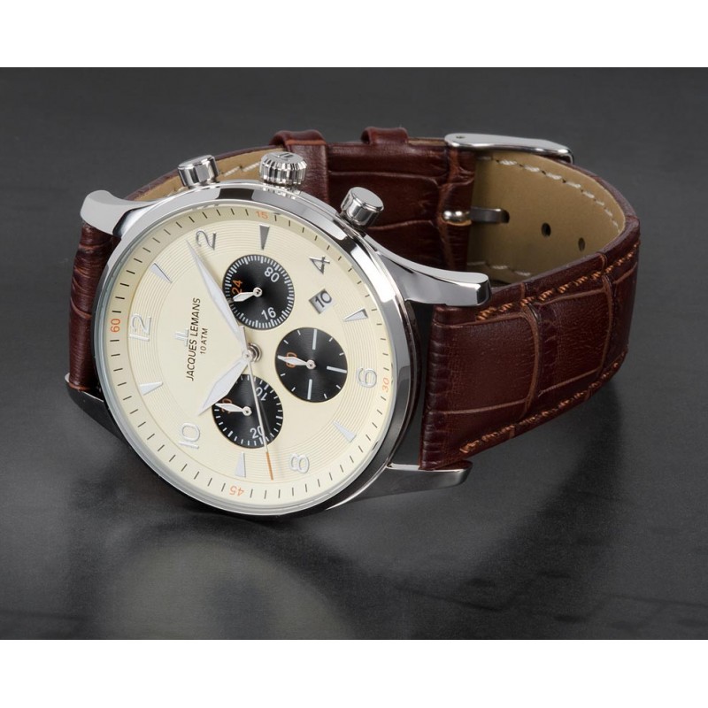 1-1654E  кварцевые наручные часы Jacques Lemans "Classic"  1-1654E