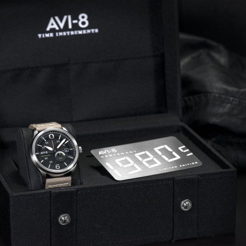 AV-4061-01  механические с автоподзаводом наручные часы AVI-8 "Flyboy Centenary"  AV-4061-01