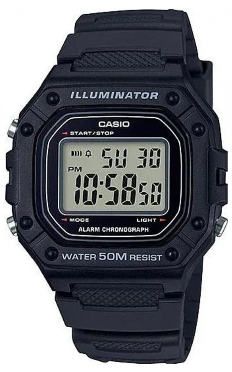 W-218H-1A  кварцевые наручные часы Casio "Collection"  W-218H-1A