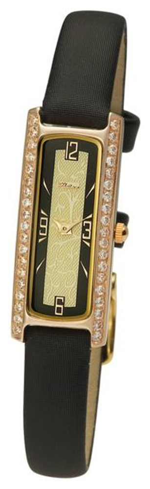 98751.553 russian gold Lady's watch кварцевый wrist watches Platinor "анжелина"  98751.553