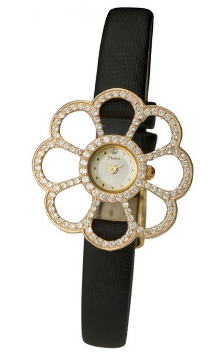 99656.101 russian gold Lady's watch кварцевый wrist watches Platinor "жасмин"  99656.101