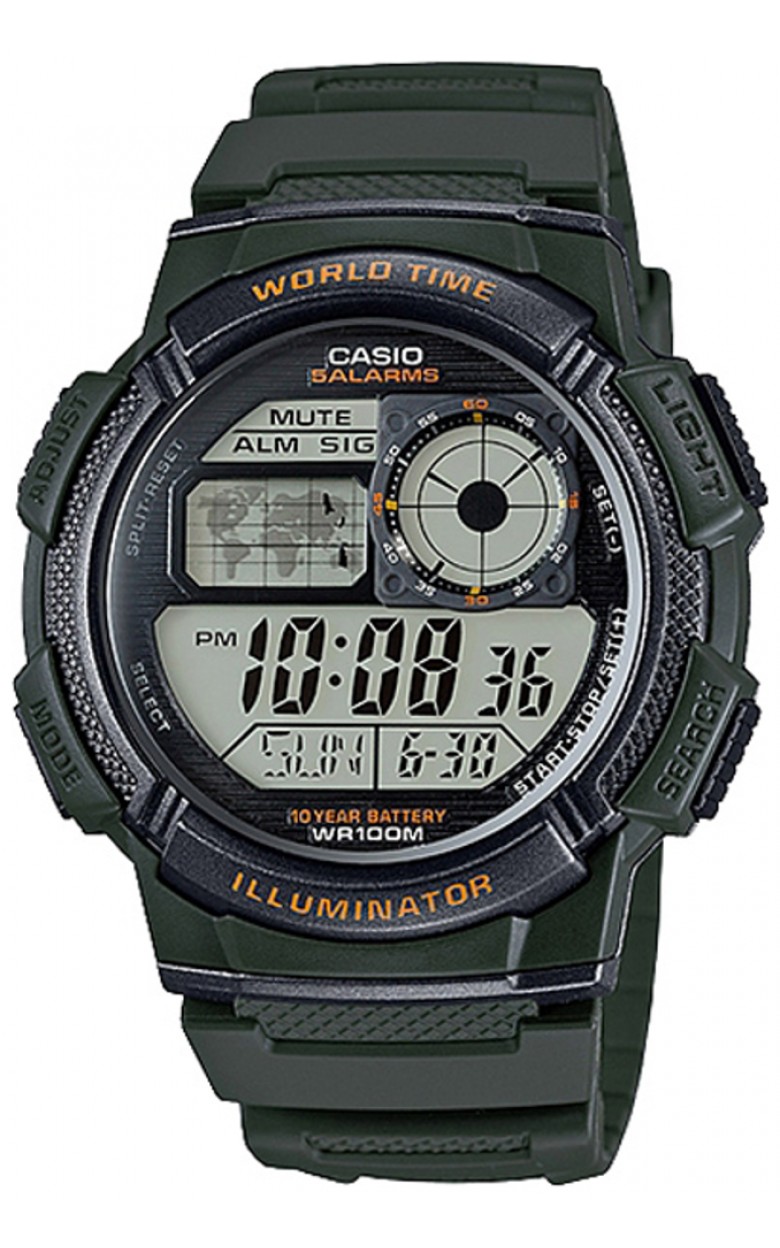 AE-1000W-3A  кварцевые наручные часы Casio "Collection"  AE-1000W-3A