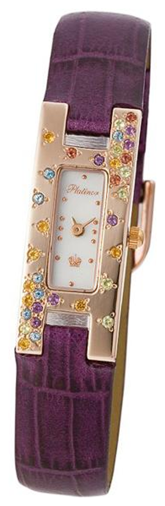 90457.301 russian gold Lady's watch кварцевый wrist watches Platinor "инга"  90457.301