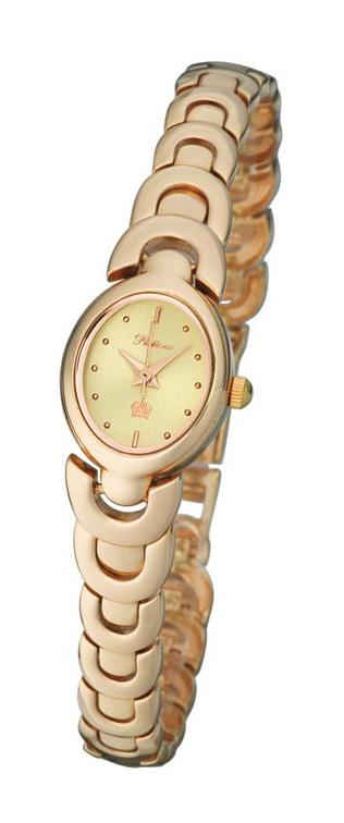 78750.401 russian gold кварцевый wrist watches Platinor "паула" for women  78750.401
