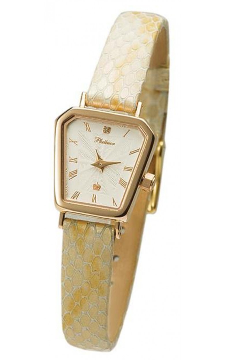 98950.121 russian gold кварцевый wrist watches Platinor  98950.121