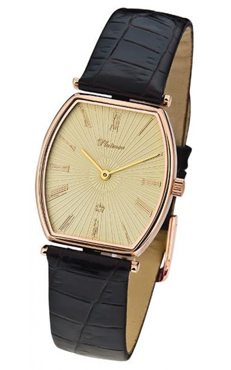 53750.421 russian gold Men's watch кварцевый wrist watches Platinor "енисей"  53750.421