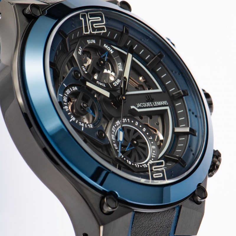 1-2150B  кварцевые наручные часы Jacques Lemans "Sport"  1-2150B