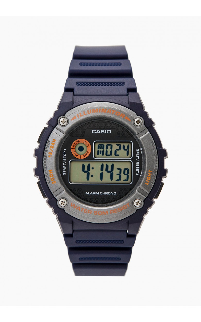 W-216H-2B  кварцевые наручные часы Casio "Sports"  W-216H-2B