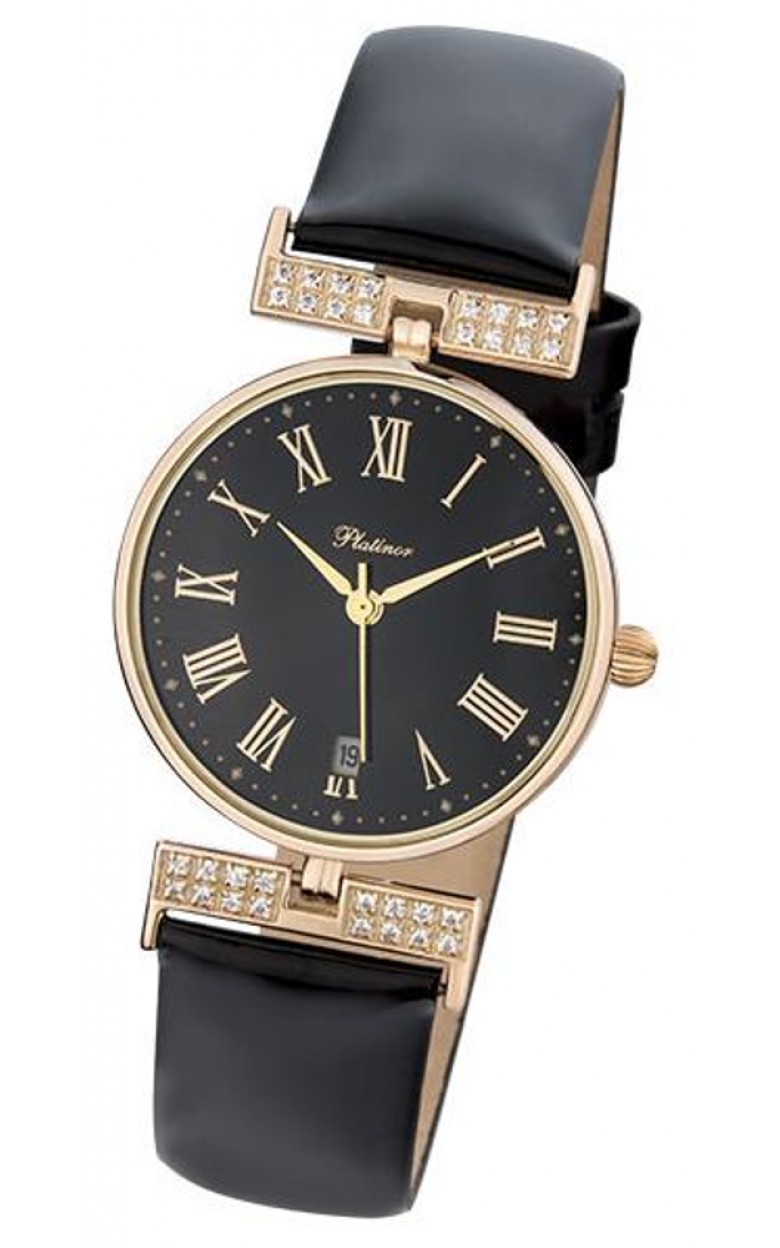 53456.515 russian gold кварцевый wrist watches Platinor "сьюзен" for women  53456.515
