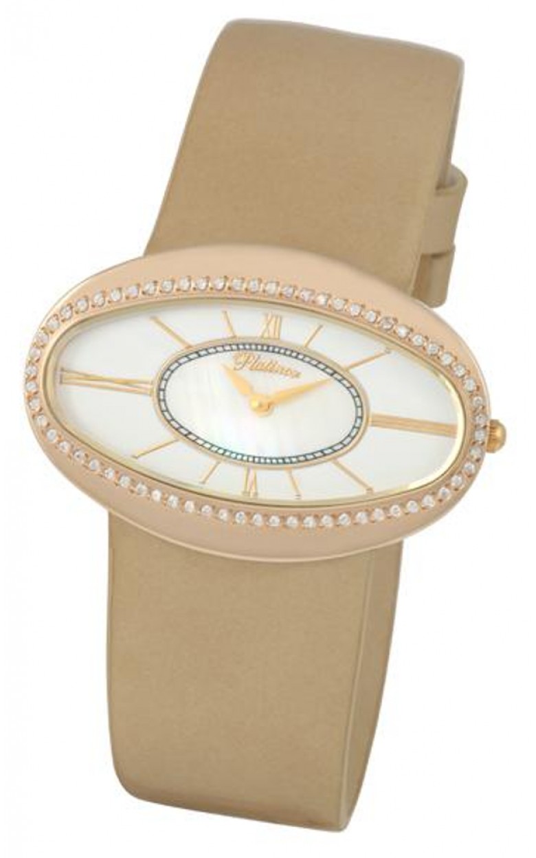 92656.317 russian gold кварцевый wrist watches Platinor "саманта" for women  92656.317