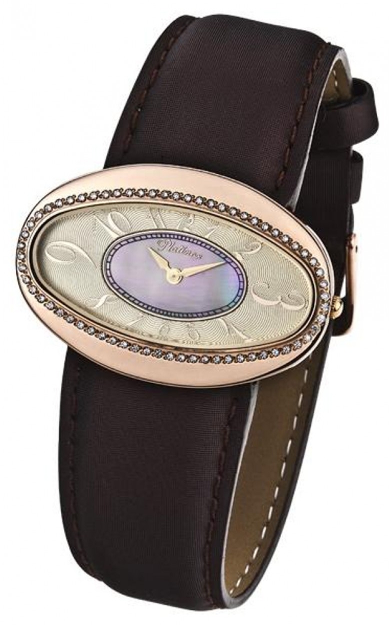 92656.413 russian gold кварцевый wrist watches Platinor "саманта" for women  92656.413