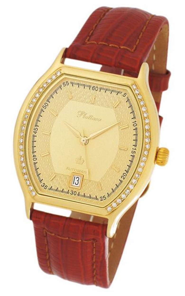 53311.404 russian gold Men's watch кварцевый wrist watches Platinor "иридиум"  53311.404