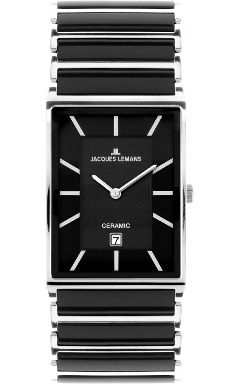 1-1592A  кварцевые часы Jacques Lemans "High Tech Ceramic"  1-1592A