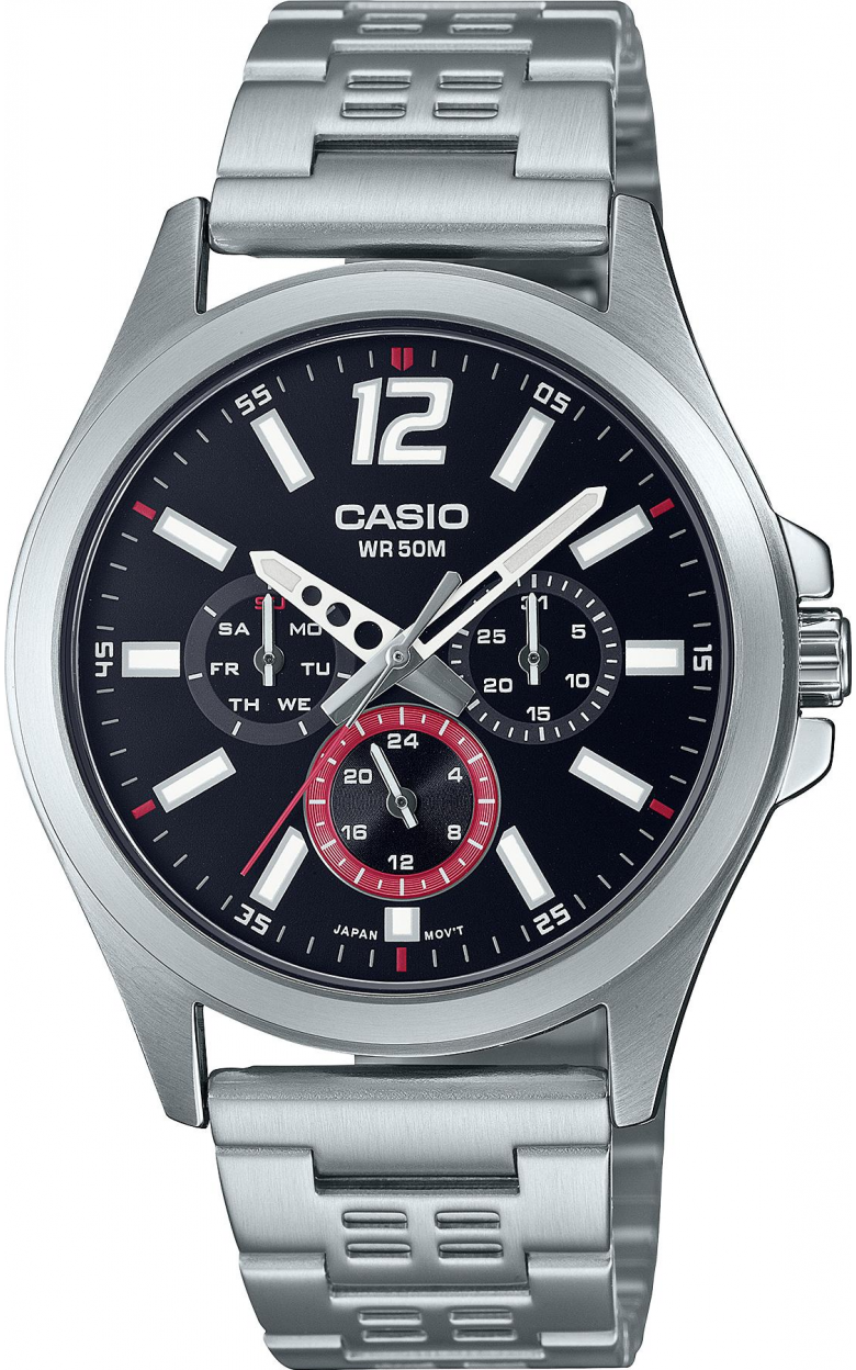 MTP-E350D-1B  кварцевые наручные часы Casio "Collection"  MTP-E350D-1B