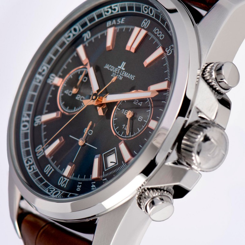 1-2117W  кварцевые наручные часы Jacques Lemans "Sport"  1-2117W