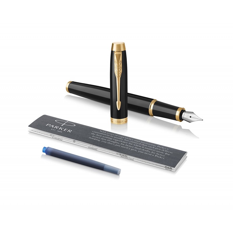 1931666+1931645 1931666+1931645 набор: перьевая и шариковая pen parker im core black gt