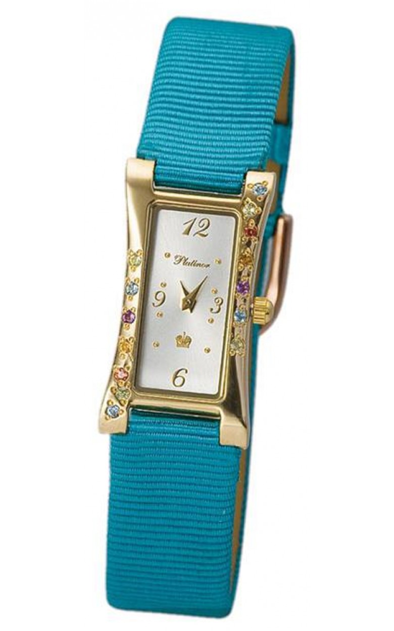 91717.206 russian gold Lady's watch кварцевый wrist watches Platinor "элизабет"  91717.206