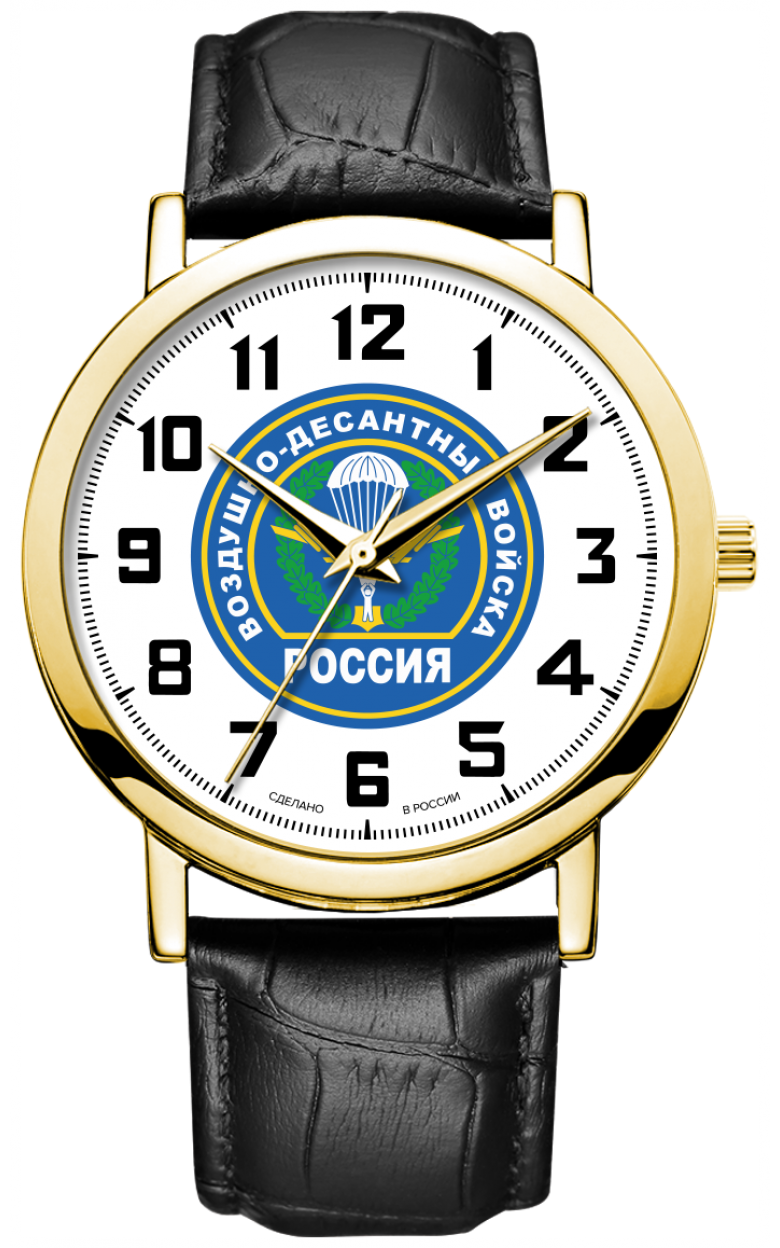 1090A2L14  кварцевые наручные часы Mikhail Moskvin логотип ВДВ Россия  1090A2L14