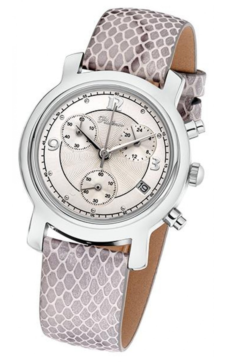 97540.212 russian gold quartz hronograph wrist watches Platinor "оливия" for women  97540.212