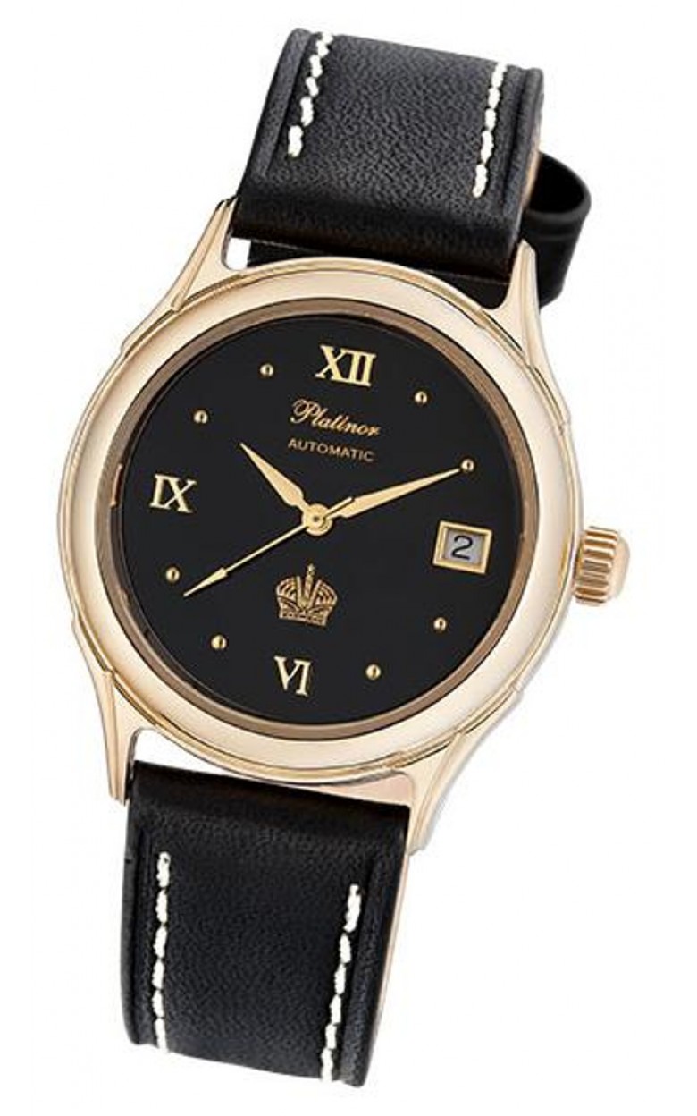 50350.516 russian gold кварцевый wrist watches Platinor "сатурн" for men  50350.516
